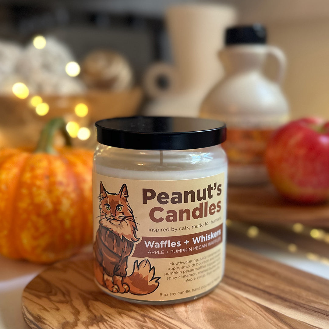 Waffles + Whiskers 8 oz Soy Candle