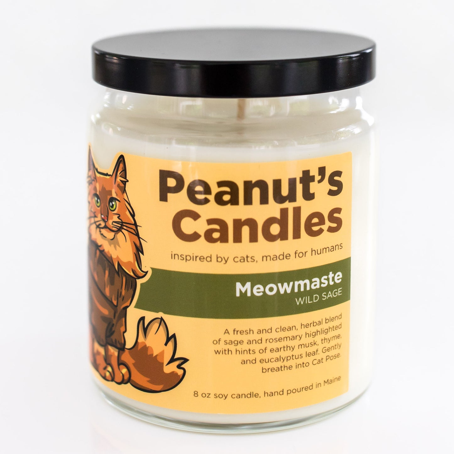 Meowmaste 8 oz Soy Candle