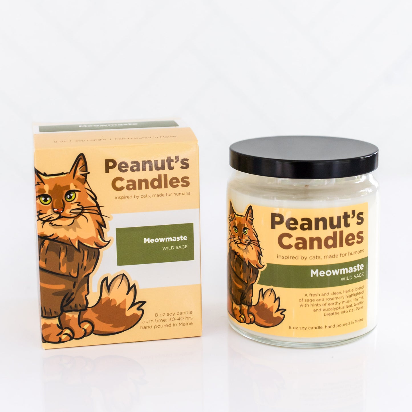 Meowmaste 8 oz Soy Candle