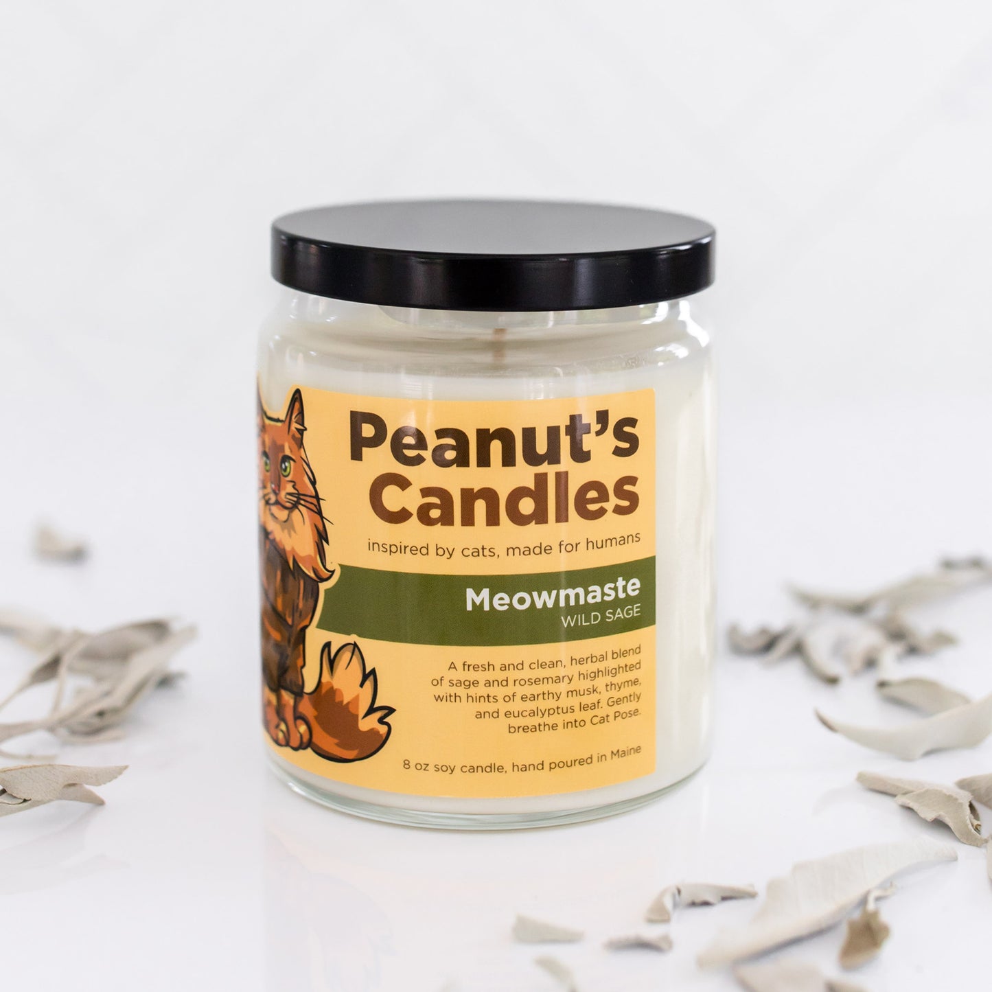 Meowmaste 8 oz Soy Candle