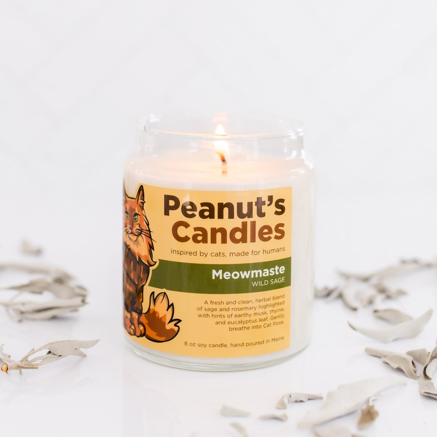 Meowmaste 8 oz Soy Candle