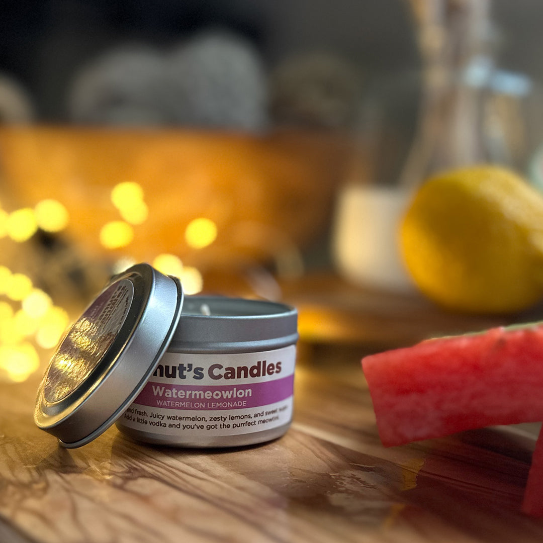 Watermeowlon 2 oz Soy Candle